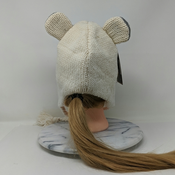 Pola Bear Animal Pilot Beanie Hat - Picture 4 of 7
